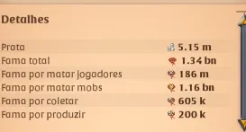 Conta Albion - 1.3B Fama - Full Spec