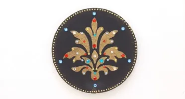 Mandala Indiana Preta