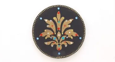 Mandala Indiana Preta