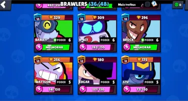 CONTA BRAWL 14K DE TROFÉUS LVL 84