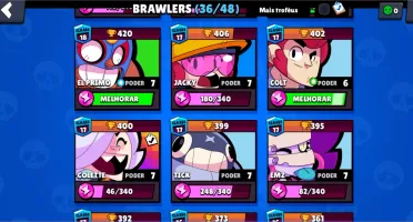CONTA BRAWL 14K DE TROFÉUS LVL 84