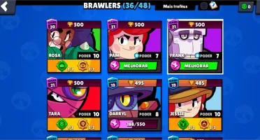 CONTA BRAWL 14K DE TROFÉUS LVL 84
