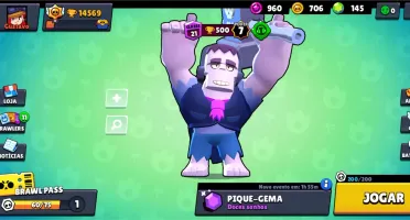 CONTA BRAWL 14K DE TROFÉUS LVL 84