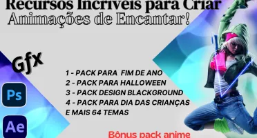 Dê Vida às Suas Histórias com 100 GB de Recursos de Animação