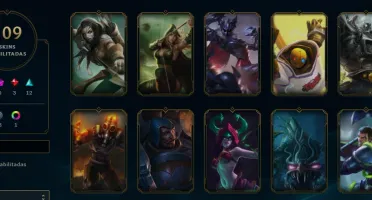 LVL 101 - 143 Champions - 109 Skins - FULL ACESSO