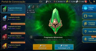 Starter - Raid Shadow Legends - 17 Lendários, 5460 diamantes