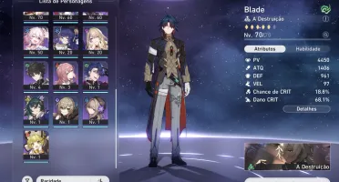 Conta Honkai: Star Rail AR 55