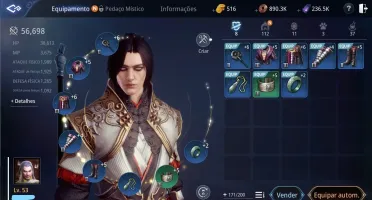 LANCEIRO / 57K DE PODER / LVL 53 / SA 82
