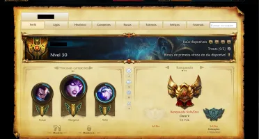 Excelente conta, foi gold 5 na season 5. (MMR altissimo)