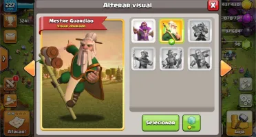 Clash of Clans CV13 obstáculos raros/troféus lendários