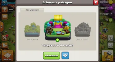 Clash of Clans CV13 obstáculos raros/troféus lendários