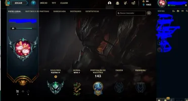 Conta lol platina