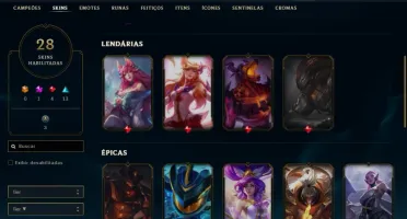 Conta lol platina