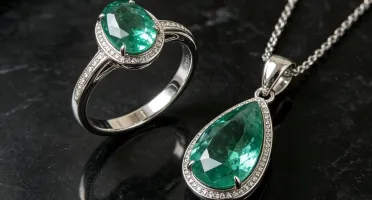 Esmeralda colombiana extra gota 0,85 ct