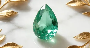 Esmeralda colombiana extra gota 0,85 ct