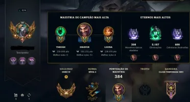 Conta League of Legends S3