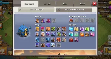 CONTA CV 12 clash of clans