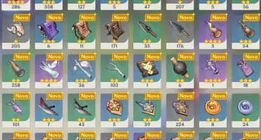 Conta Genshin Ar 45+ Nahida, Kazuha e Diluc + Tumulo e Harpa