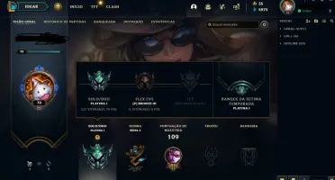 Conta Platina 1 dropada Ex mestre com mmr de d1/d2 com