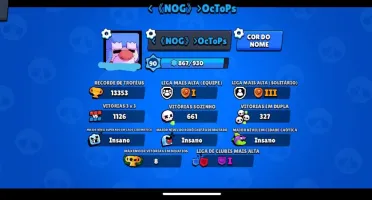 Conta Brawl stars