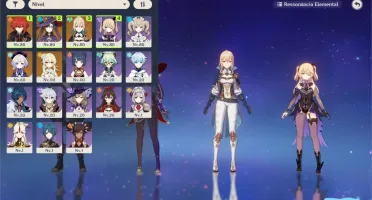 Conta Genshin Ar 45 Diluc, Mona, Qiqi, Jean E 2 Armas 5*