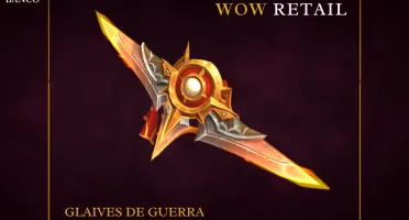 World of Warcraft - Skin de Arma Glaive de Guerra (Transmog)