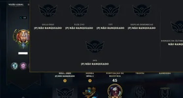 Unranked com 35 Champs e 53 Skins