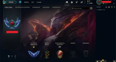 Conta Diamante 3 - MMR Alto com Skins e Espólios