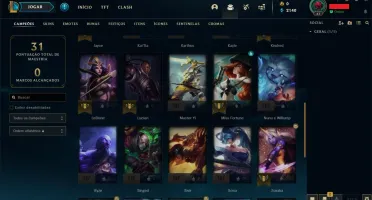 Conta Diamante 3 - MMR Alto com Skins e Espólios