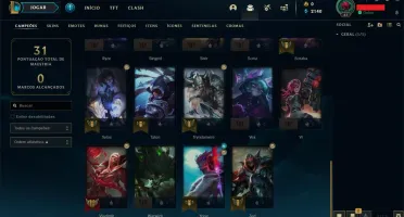 Conta Diamante 3 - MMR Alto com Skins e Espólios