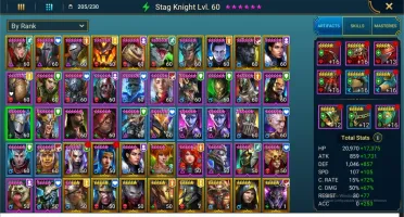 Conta Raid Shadow Legends - Entrando no Late game