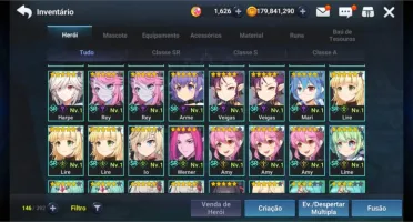 conta de grand chase mobile