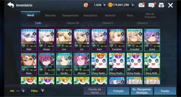 conta de grand chase mobile