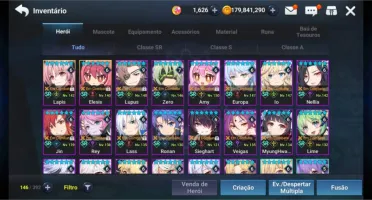 conta de grand chase mobile