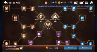 conta de grand chase mobile