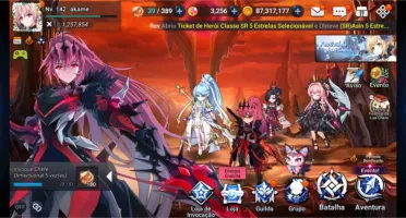 conta de grand chase mobile