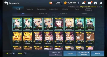 conta de grand chase mobile