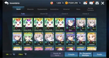 conta de grand chase mobile
