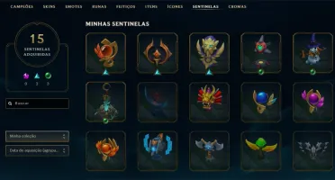 CONTA LOL LEVEL 207-73 SKINS-123 CHAMP-16 M7- MF Exocósmica