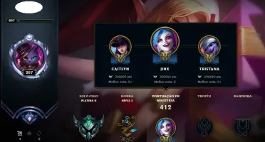 CONTA LOL LEVEL 207-73 SKINS-123 CHAMP-16 M7- MF Exocósmica
