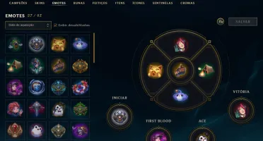 CONTA LOL LEVEL 207-73 SKINS-123 CHAMP-16 M7- MF Exocósmica
