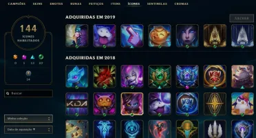 CONTA LOL LEVEL 207-73 SKINS-123 CHAMP-16 M7- MF Exocósmica