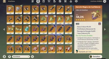 GENSHIN IMPACT - AR54 23 T5 Nahida C4 + Bis, shogun C4+14T5