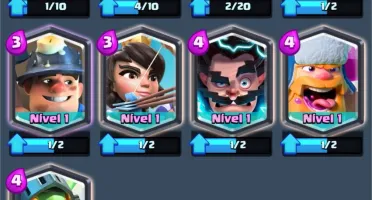 Conta de Clash Royale lvl9 com 6 lendarias