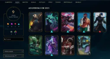 CONTA LOL DIAMANTE 1 EX GRÃO MESTRE