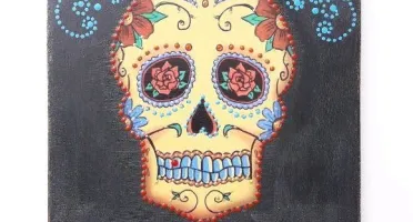 Porta Chave Caveira Mexicana #3