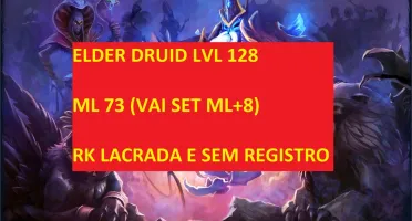 Conta Tibia Elder Druid LVL 128