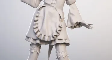 Rem - Re:zero - Arquivo Stl - Para Impressão 3D