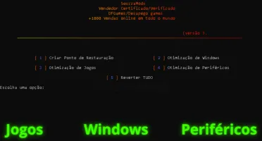 Pack Otimizaçao Jogos - Windows E Periféricos (Souzzam 2025)