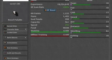 Master Sorcerer 236 ML 90 e Royal Paladin 105 em GENTEBRA